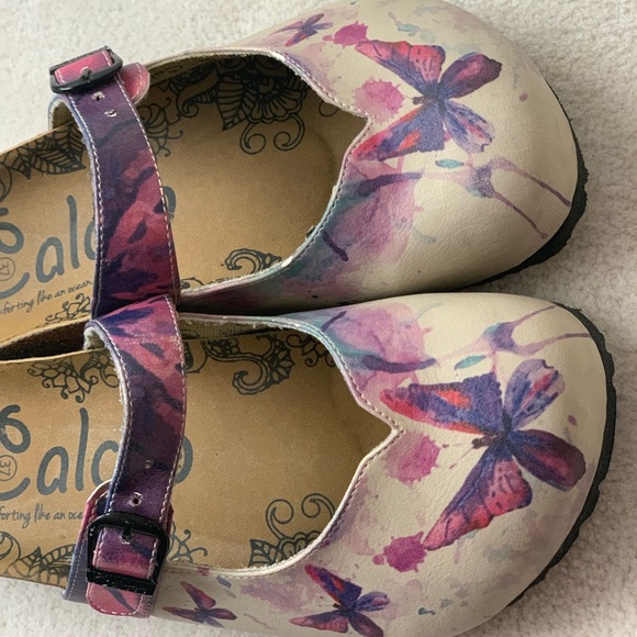 Calceo Shoes - Excellent condition: Calceo purple butterfly mule EU 37